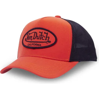 Von Dutch BLRE Orange Trucker Hat