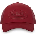 von-dutch-log05-red-trucker-hat