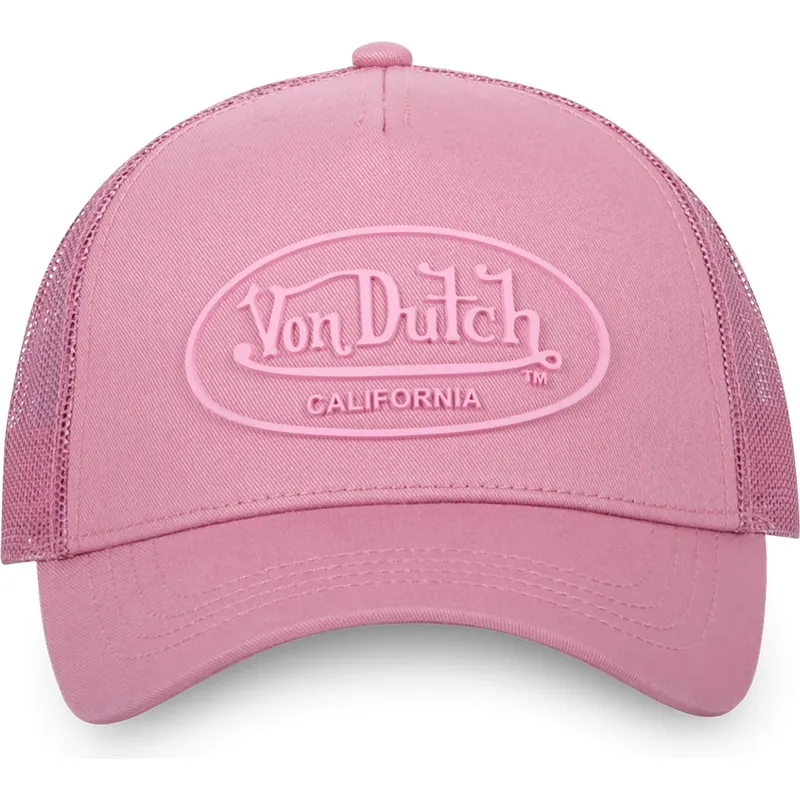 kapa-zaobljena-ruzicasta-snapback-log08-von-dutch