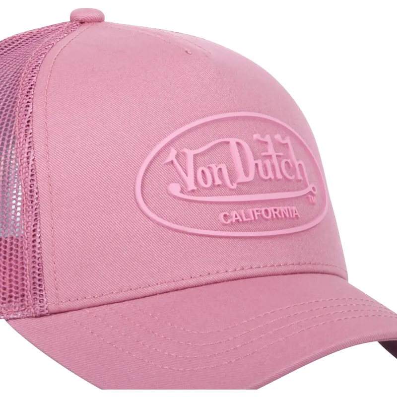 kapa-zaobljena-ruzicasta-snapback-log08-von-dutch