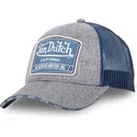kapa-zaobljena-siva-snapback-mixgrey01-von-dutch