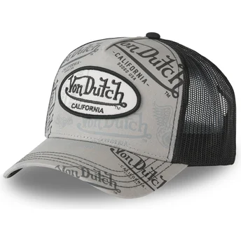 Cap zaobljena gray snapback Von Dutch