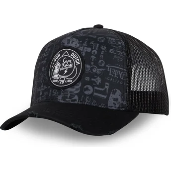 Von Dutch LOGOS01 Black Trucker Hat