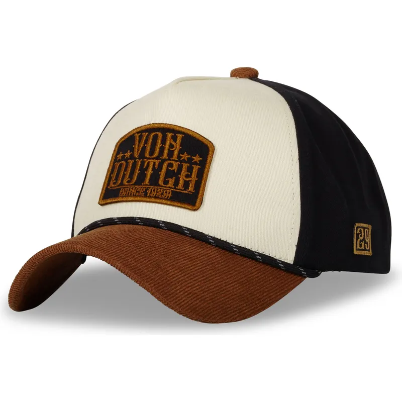 kapa-zaobljena-smeda-snapback-vint01-von-dutch