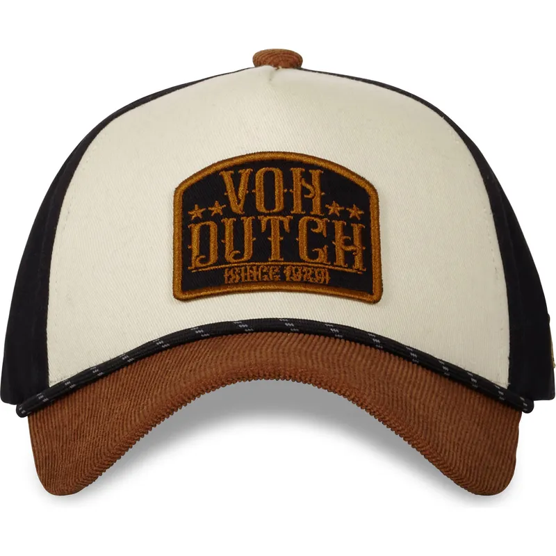kapa-zaobljena-smeda-snapback-vint01-von-dutch