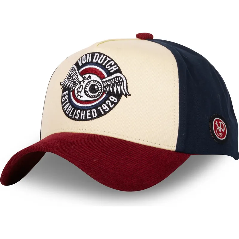 kapa-zaobljena-visebojno-snapback-vint02-von-dutch