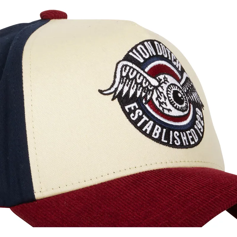 kapa-zaobljena-visebojno-snapback-vint02-von-dutch