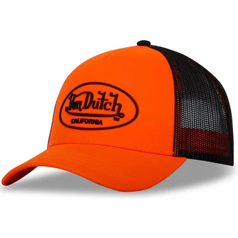 Kapa zaobljena narančasta snapback FLU O Von Dutch