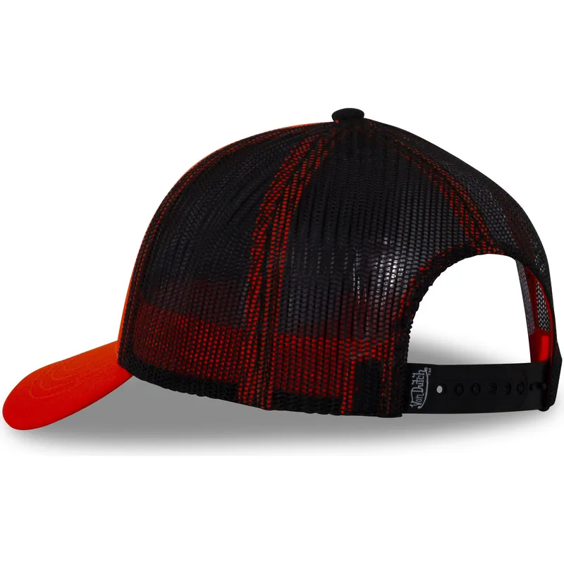 cap-zaobljena-orange-snapback-von-dutch