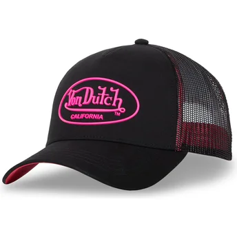 Cap zaobljena black snapback Von Dutch