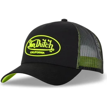 Kape zaobljena crna snapback DOM Von Dutch