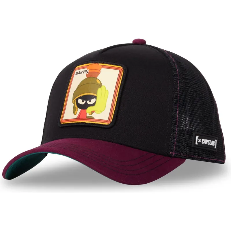 kapa-zaobljena-crna-snapback-loo10-vmar-marvin-marsovac-looney-tunes-capslab