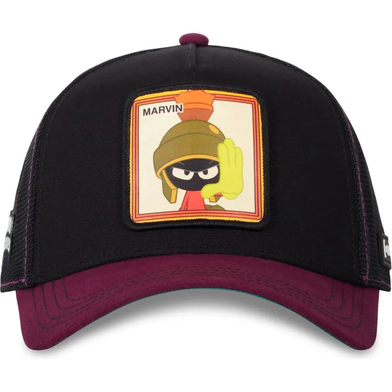 kapa-zaobljena-crna-snapback-loo10-vmar-marvin-marsovac-looney-tunes-capslab