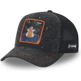 Kapa zaobljena crna snapback Ultra Instinct DBS5 SIG Son Goku Dragon Ball Capslab
