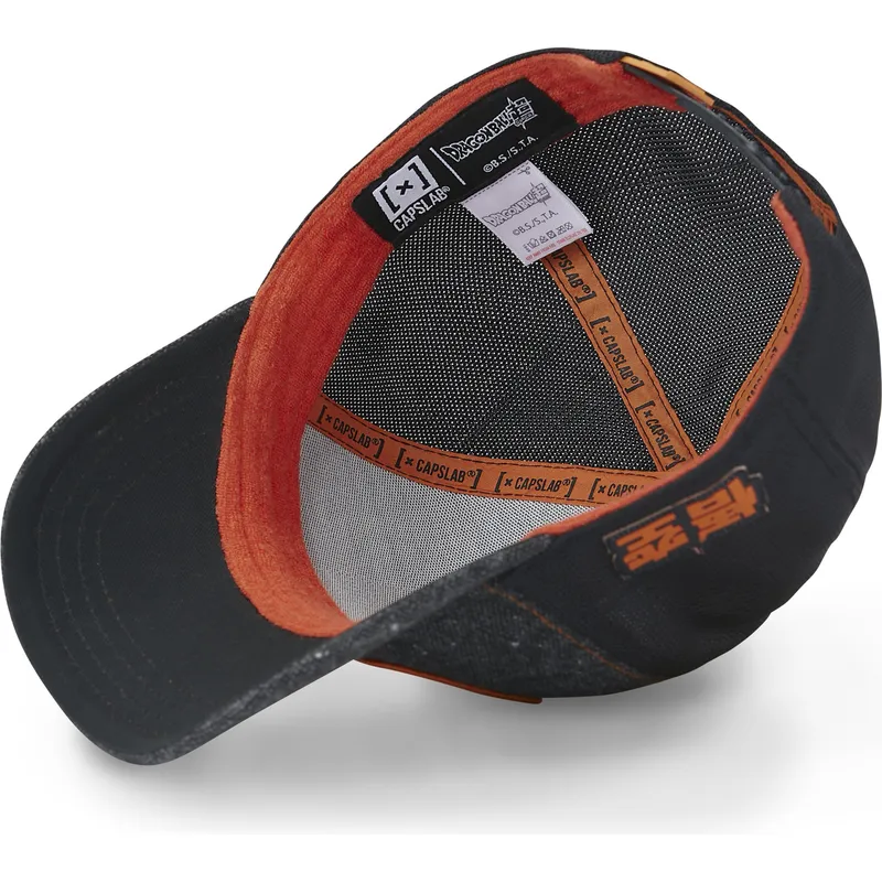 cap-zaobljena-black-snapback-son-goku-dragon-ball-capslab