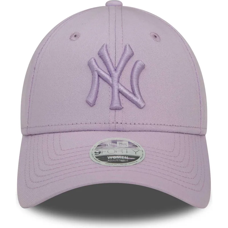 kapa-zaobljena-ljubicasta-podesiv-9forty-league-essential-new-york-yankees-mlb-new-era