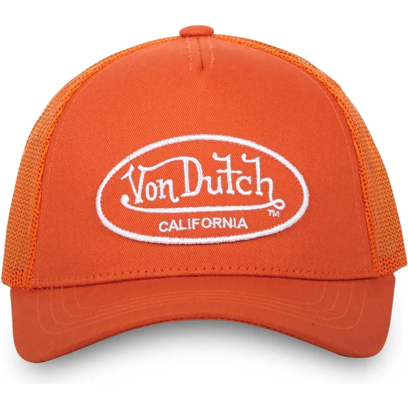 cap-zaobljena-orange-adjustable-strap-von-dutch