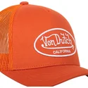 cap-zaobljena-orange-adjustable-strap-von-dutch