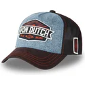 kapa-zaobljena-plava-snapback-lea02-von-dutch