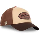 kapa-zaobljena-smeda-snapback-terrylog01-von-dutch