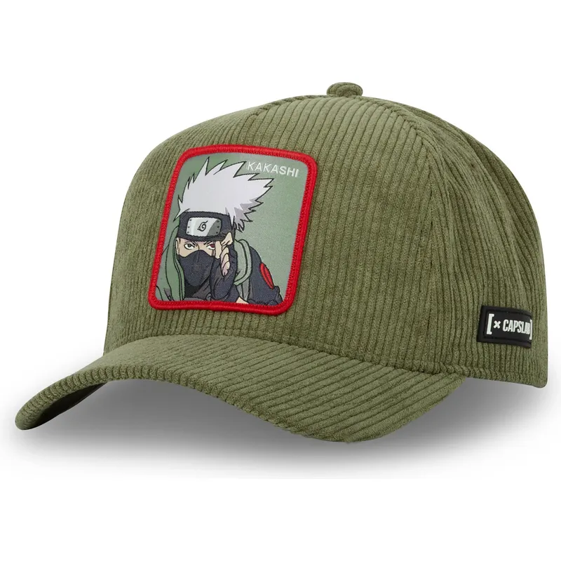 kapa-zaobljena-zelena-snapback-ns3-cor-kakashi-hatake-naruto-capslab