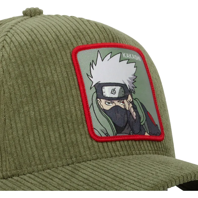 kapa-zaobljena-zelena-snapback-ns3-cor-kakashi-hatake-naruto-capslab