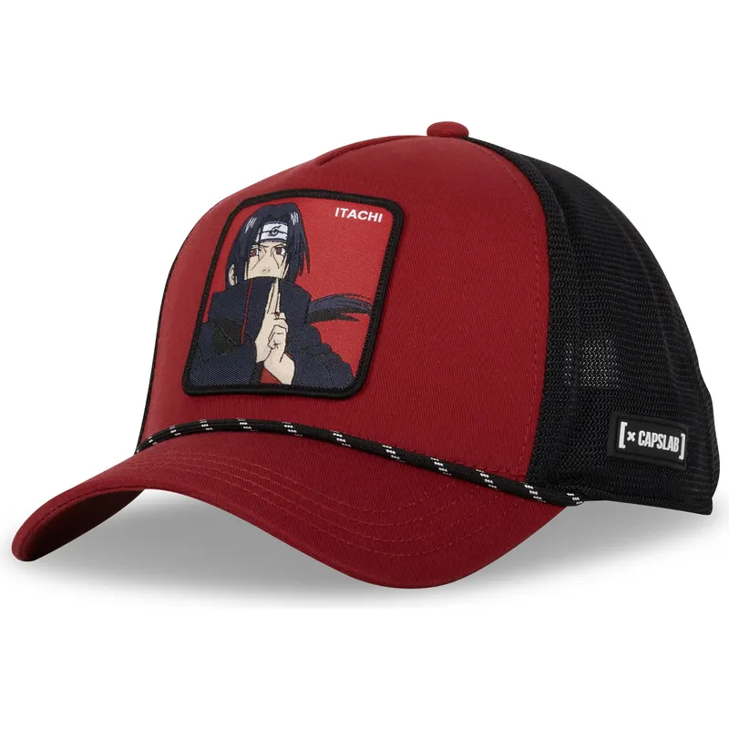 kapa-zaobljena-crvena-snapback-red-itachi-uchiha-naruto-capslab