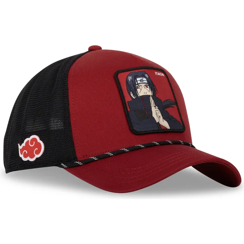kapa-zaobljena-crvena-snapback-red-itachi-uchiha-naruto-capslab