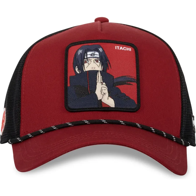 kapa-zaobljena-crvena-snapback-red-itachi-uchiha-naruto-capslab