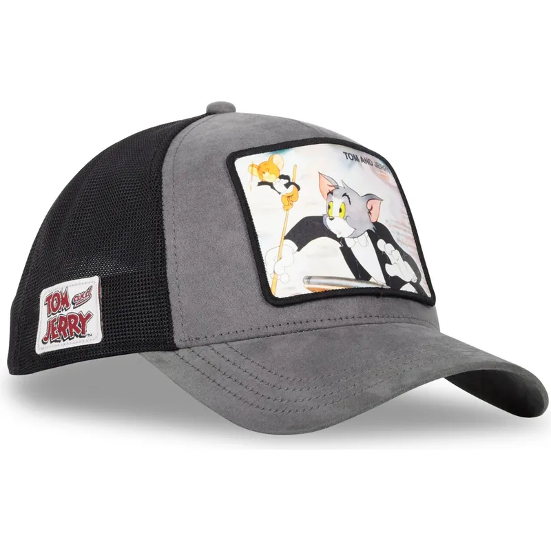 kapa-zaobljena-siva-snapback-taj5-tom-i-jerry-looney-tunes-capslab kapa-zaobljena-siva-snapback-taj5-tom-i-jerry-looney-tunes-capslab