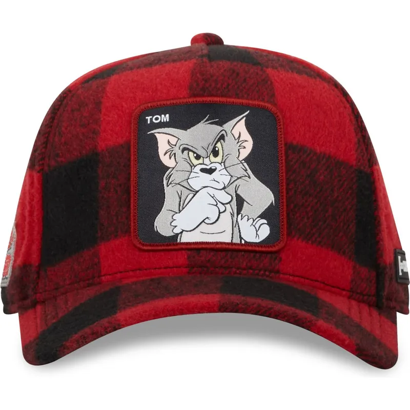 cap-zaobljena-red-snapback-tom-looney-tunes-capslab