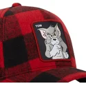 cap-zaobljena-red-snapback-tom-looney-tunes-capslab