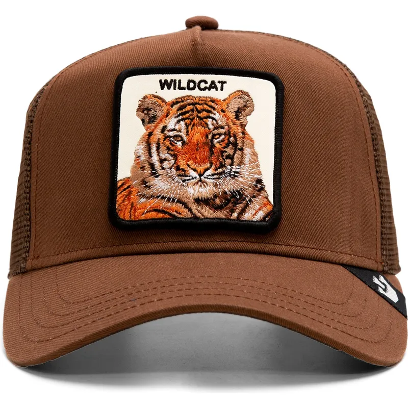 kapa-zaobljena-smeda-snapback-the-wildcat-tiger-the-farm-goorin-bros