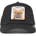 kapa-zaobljena-crna-snapback-the-french-frenchie-the-farm-goorin-bros