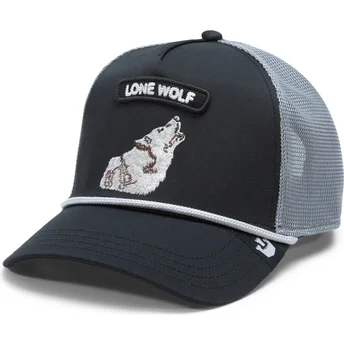 Kape zaobljena crna snapback The Farm de Goorin Bros.