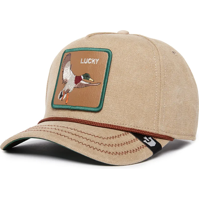 kapa-zaobljena-bez-snapback-lucky-duck-canvas-the-farm-goorin-bros