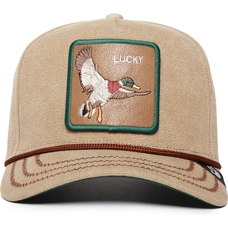 kapa-zaobljena-bez-snapback-lucky-duck-canvas-the-farm-goorin-bros
