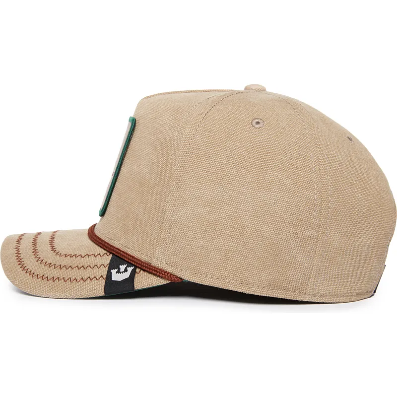 kapa-zaobljena-bez-snapback-lucky-duck-canvas-the-farm-goorin-bros