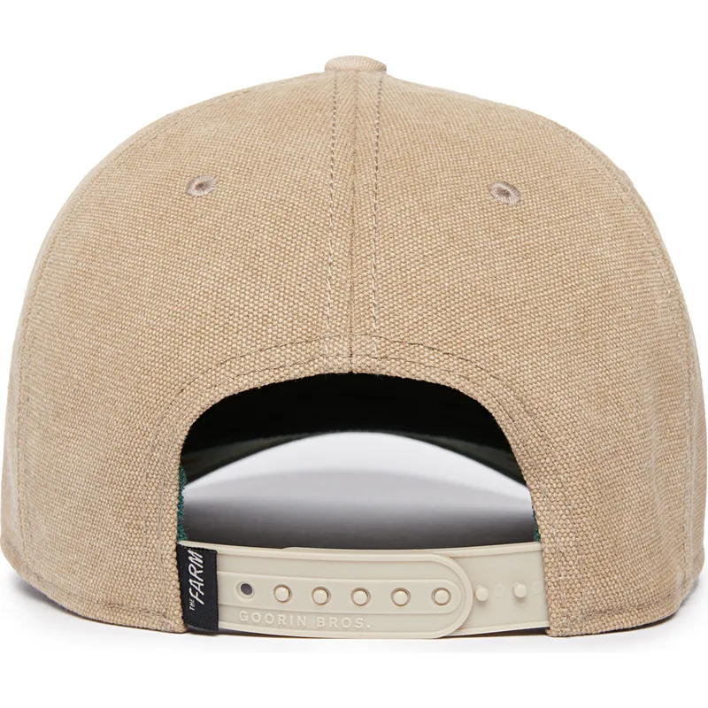 kapa-zaobljena-bez-snapback-lucky-duck-canvas-the-farm-goorin-bros