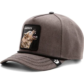 kapa-zaobljena-siva-snapback-maverick-howling-duck-canvas-the-farm-goorin-bros