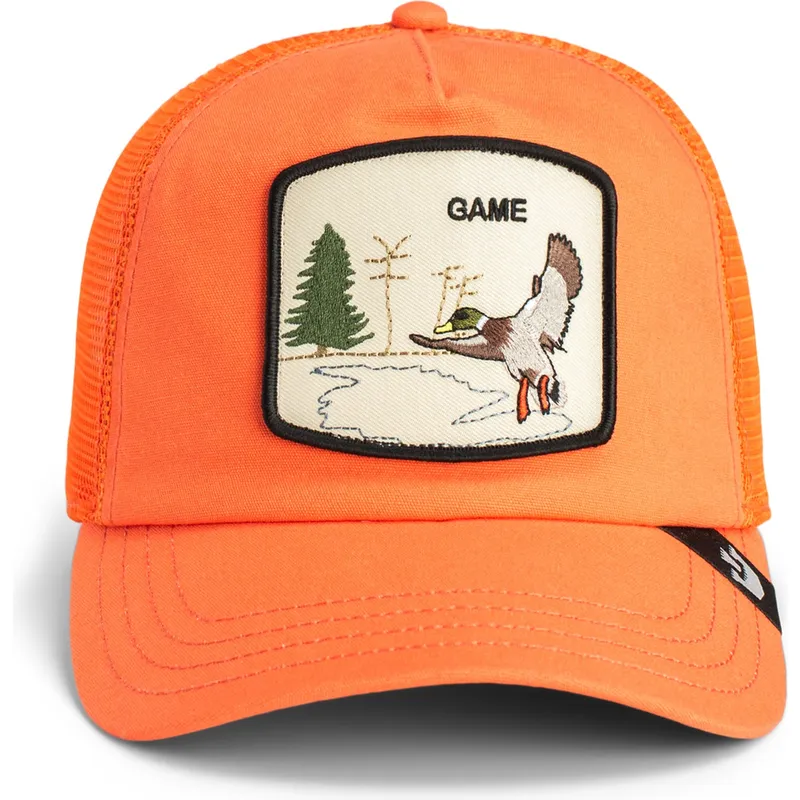 kapa-zaobljena-narancasta-snapback-game-maybe-park-range-the-farm-goorin-bros