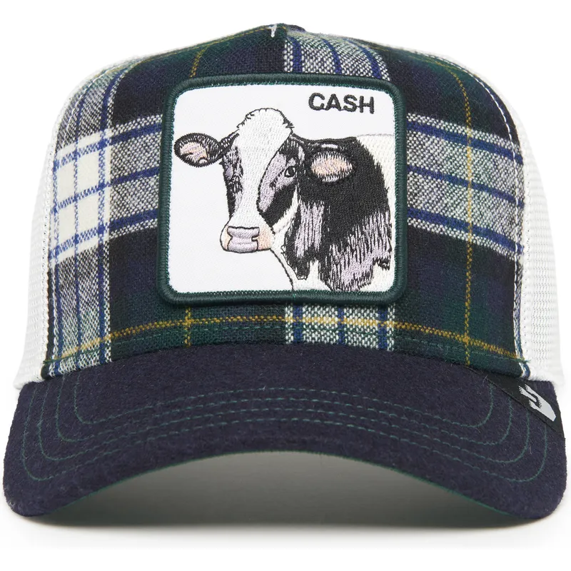 kapa-zaobljena-mornarsko-plava-snapback-cash-moon-cow-uk-plaid-the-farm-goorin-bros