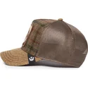 kapa-zaobljena-smeda-snapback-king-moon-lion-uk-plaid-the-farm-goorin-bros
