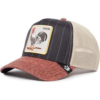 Goorin Bros. Cock Moon Rooster UK Plaid The Farm Multicolor Trucker Hat