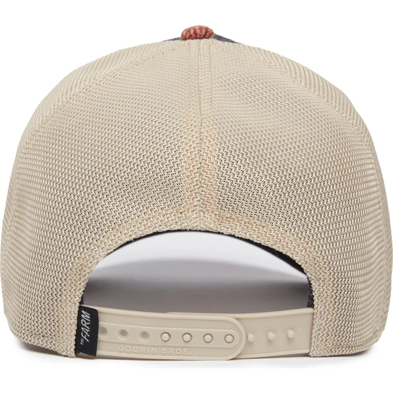 kape-zaobljena-visebojno-snapback-cock-moon-rooster-uk-plaid-the-farm-goorin-bros