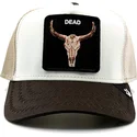 kapa-zaobljena-smeda-snapback-dead-skull-tri-tone-the-farm-goorin-bros