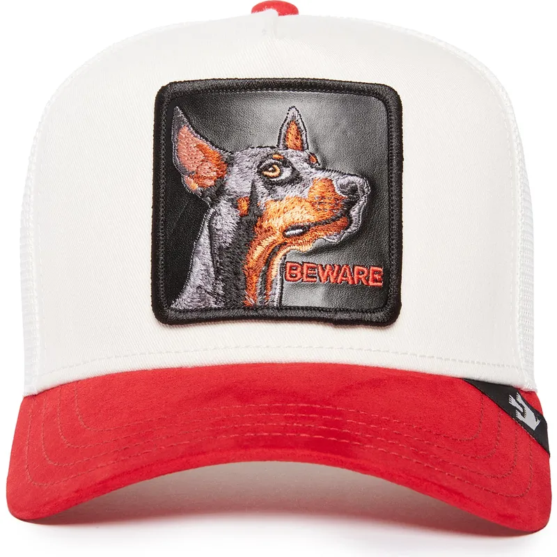 kapa-zaobljena-crvena-snapback-beware-the-suede-doberman-the-farm-goorin-bros