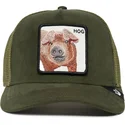 kapa-zaobljena-zelena-snapback-hog-the-suede-pig-the-farm-goorin-bros