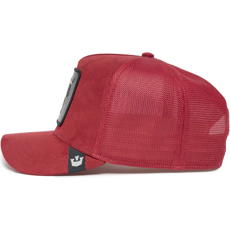 kapa-zaobljena-crvena-snapback-raging-the-suede-rager-the-farm-goorin-bros kapa-zaobljena-crvena-snapback-raging-the-suede-rager-the-farm-goorin-bros