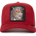 kapa-zaobljena-crvena-snapback-fury-the-suede-the-farm-goorin-bros